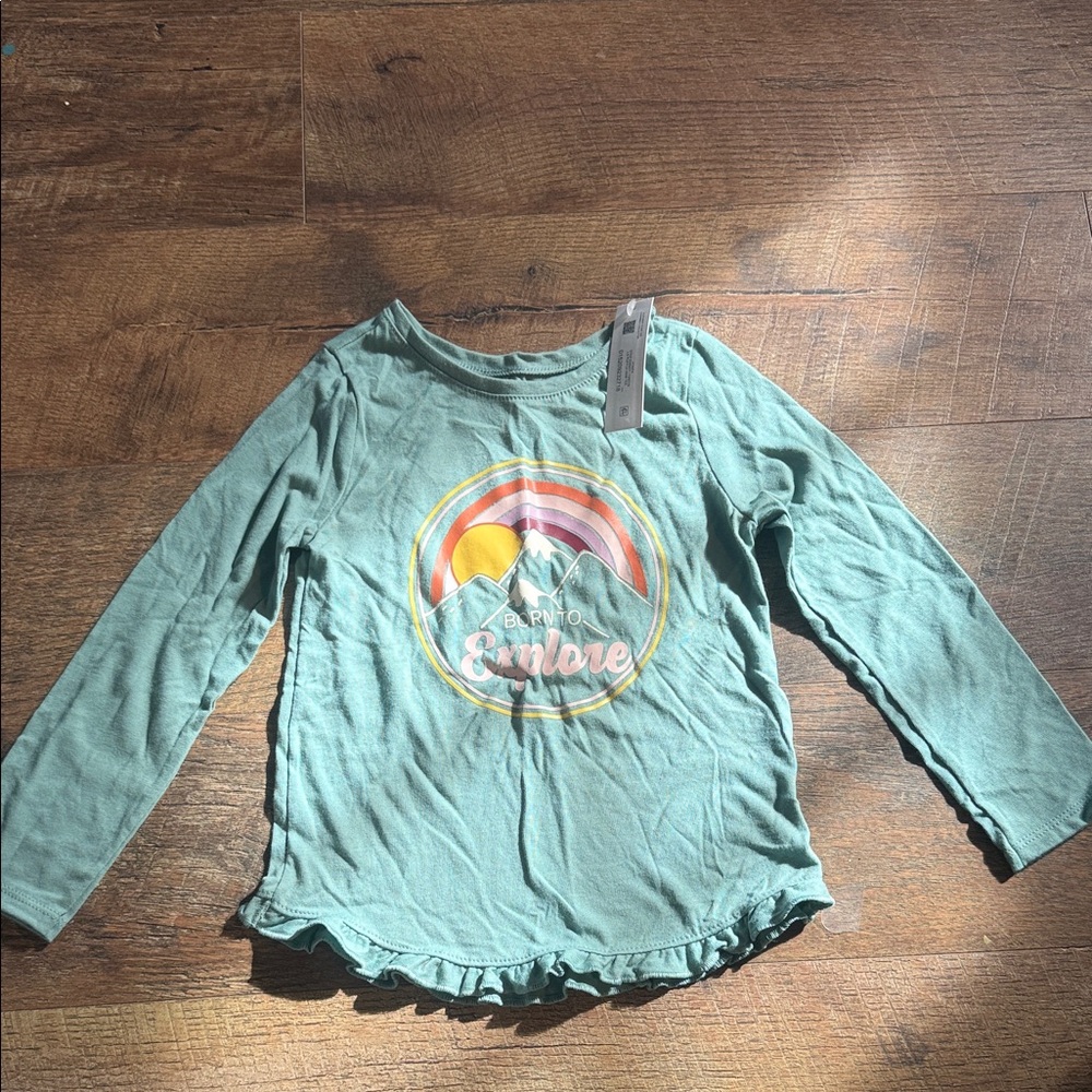Explore Adventure Kids Shirt - Green